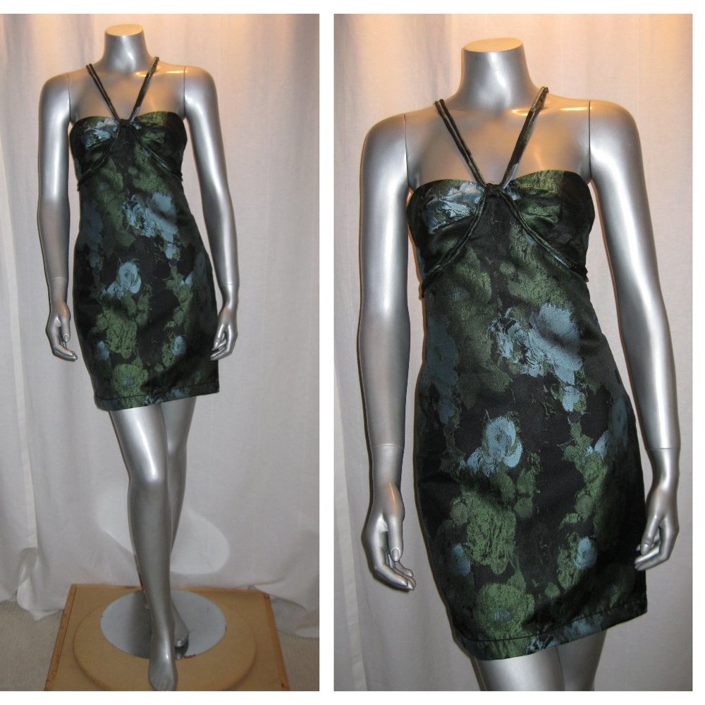 MSSP MAX STUDIO Black Floral Print Dress